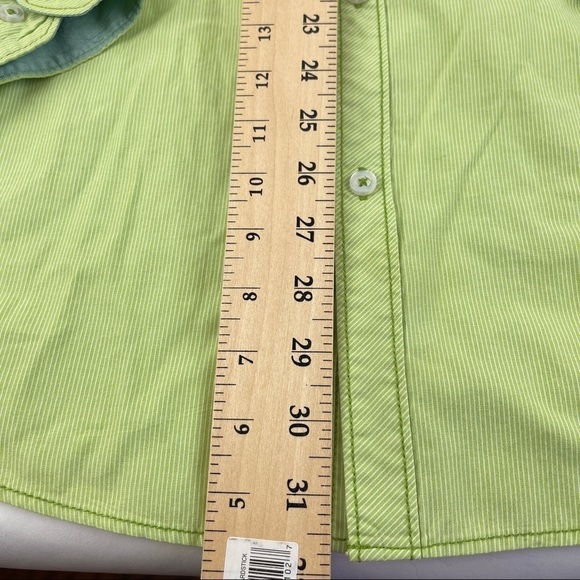Parc 81 Button Up Shirt Mens XL Green Pockets - Picture 7 of 9